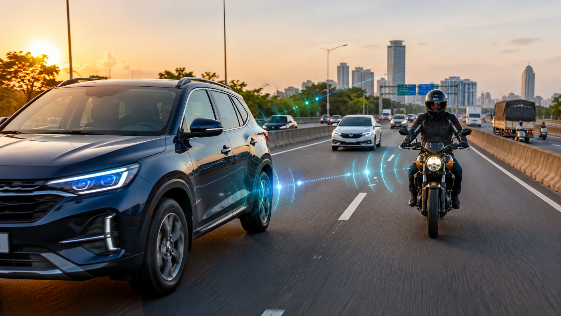 India Plans Mandatory V2V Safety Tech for New Vehicles by 2028